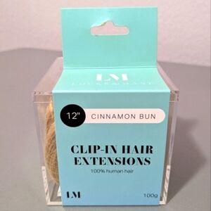 Locks & Mane 12" Clip-in Human Hair Extension